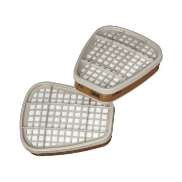 Filtr ochronny 3M A2 6055 do ochrony przed gazami i parami organicznymi, 2 szt.