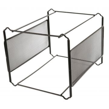 Mini archiwum biurkowe Q-CONNECT Office Set metalowe czarne