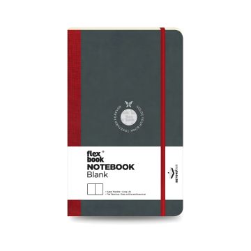 Notatnik Flexbook 13cm x 21cm gładki Medium Czerwony