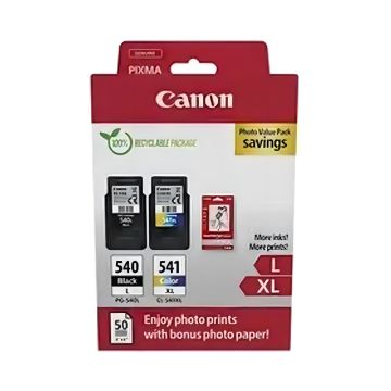 Tusz Canon PG-540L i CL-541XL Photo Value Pack czarny i kolorowy zestaw