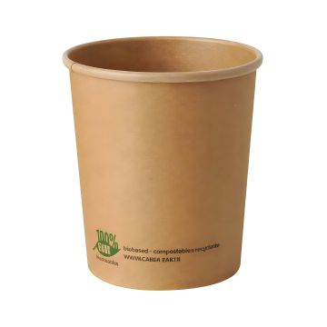 Kubek papierowy na zupę dwuwarstwowy biały pojemność 940ml śr. 115mm wys. 13cm 25 sztuk
