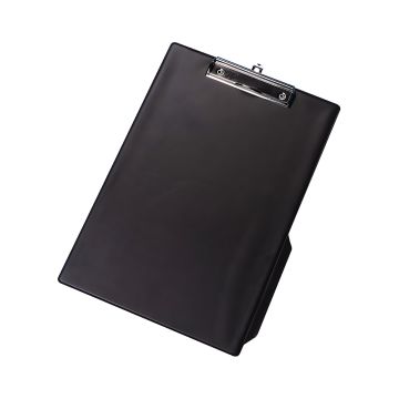 Podkładka z klipsem Q-CONNECT deska z tworzywa PVC format A4 czarna