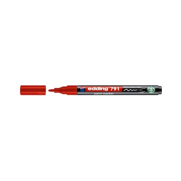 Marker olejowy Edding E-791 do plastiku i folii PCR czerwony