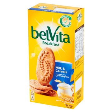 belVita ciastka zbożowe Zboża i Mleko