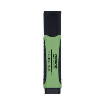 Zakreślacz OFFICE PRODUCTS z gumowym uchwytem 2-5 mm zielony