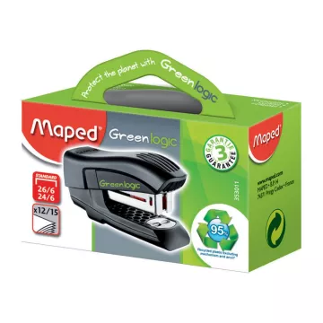 Zszywacz Greenlogic Mini ekologiczny do 15 kartek
