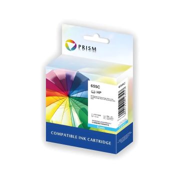Tusz regenerowany PRISM do HP 655 CZ110AE Cyan 12ml wydajność 800 stron