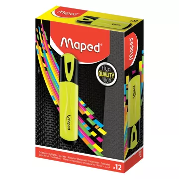 Zakreślacz Fluo Peps Żółty ze Ściętą Końcówką 1-5 mm