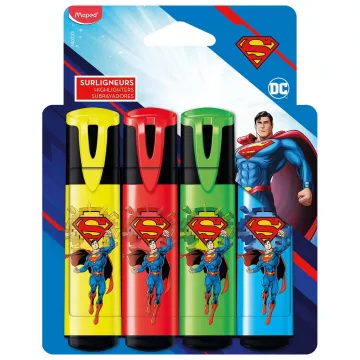 Zakreślacz Superman Fluo z Kartonowym Etui
