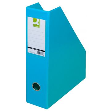 Pojemnik na dokumenty Q-CONNECT z PVC format A4 do 76 mm jasnoniebieski