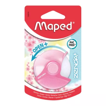 Gumka Zenoa Pastel Obrotowa Różowa w Blisterze