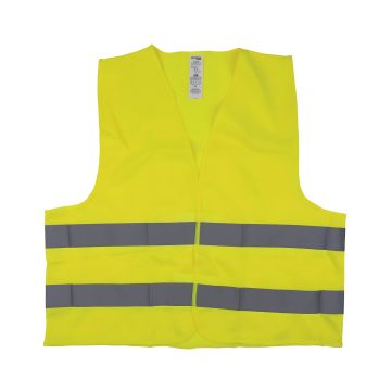 Kamizelka ostrzegawcza DONAU SAFETY rozmiar S żółta z odblaskami