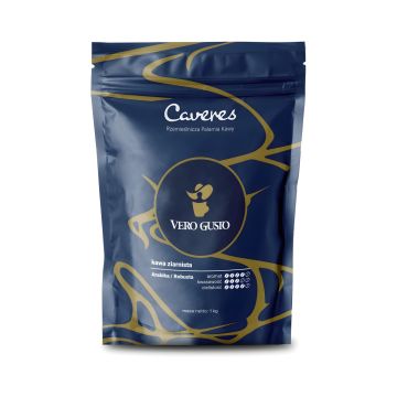 Kawa ziarnista Caveres Vero Gusto 80% Arabica i 20% Robusta 1 kg