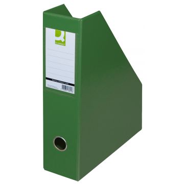 Pojemnik na dokumenty Q-CONNECT z PVC format A4 do 76 mm zielony
