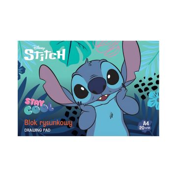 Blok rysunkowy A4 20 kartek szyty typu stitch zestaw 10 sztuk