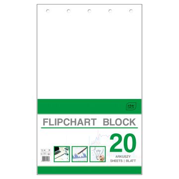 Blok do flipchartów Interdruk 20 arkuszy gładki 640x1000