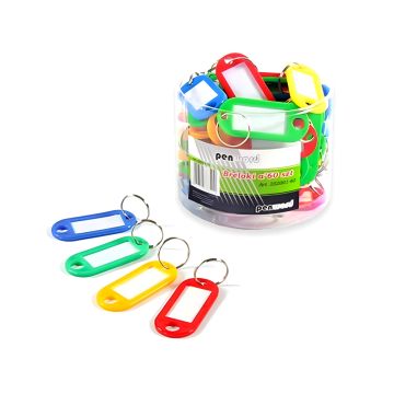 Plastikowy brelok organizer kluczy 60 szt