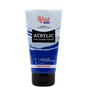 Farba Akrylowa Rosa Studio 75ml PHTHALOCYANINE BLUE 437