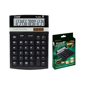 Kalkulator TOOR TR-2260, 14 pozycyjny, podwójne zasilanie