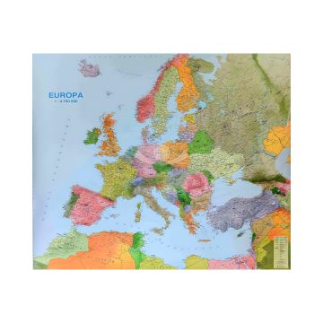 Mapa ścienna polityczno-drogowa Europa Jokart 124x102 cm