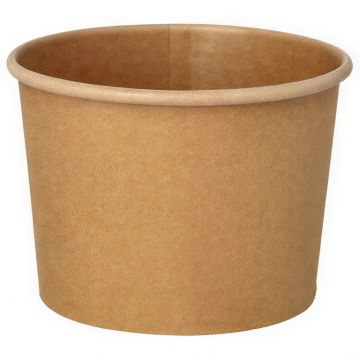 Kubek papierowy na zupę biały 350 ml średnica 98 mm wysokość 7 cm 25 sztuk