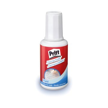 Korektor w płynie PRITT z pędzelkiem 20 ml do biura i firmy