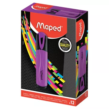 Zakreślacz Fluo Peps Fioletowy Ścięta Końcówka 1-5 mm