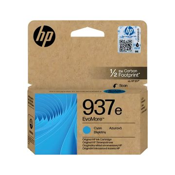 Tusz HP 937E 4S6W6NE Cyan oryginalny wkład atramentowy wydajność 1650 stron