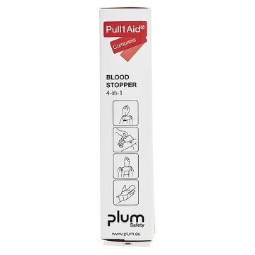 Opatrunek uciskowy 4w1 Blood Stopper PLUM 17 x 17 cm sterylny