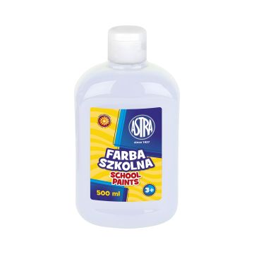 Farba plakatowa szkolna Astra biała 500 ml