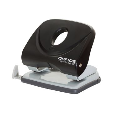 Dziurkacz biurowy Office Products do 30 kartek plastikowy czarny metalowy mechanizm