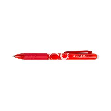 Długopis automatyczny Q-CONNECT wymazywalny 1,0 mm czerwony