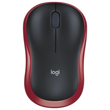 Mysz Logitech M185 czerwona bezprzewodowa