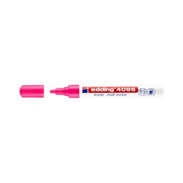 Marker kredowy Edding E-4095, końcówka 2-3 mm, różowy neonowy