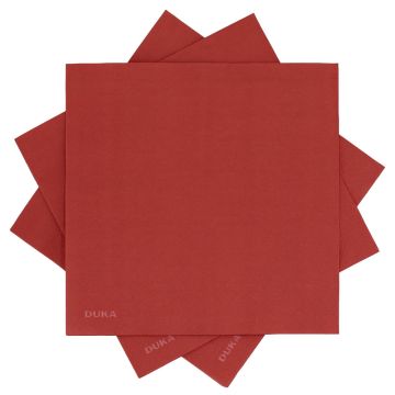 Serwetki Papierowe Koralowe 33x33 cm Eleganckie 20 Sztuk MONONORD