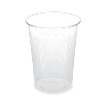 Kubek papierowy PLA 200 ml biały biodegradowalny średnica 70 mm wysokość 92 mm 100 sztuk