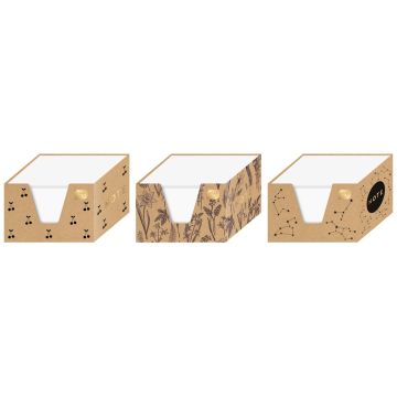 Kostka papierowa Interdruk w kubiku 9x9x5 cm