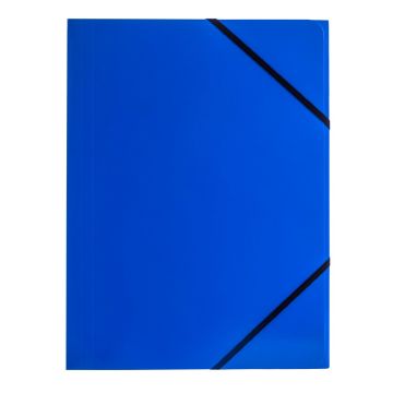 Teczka kartonowa z gumką narożną TETIS A4 niebieska