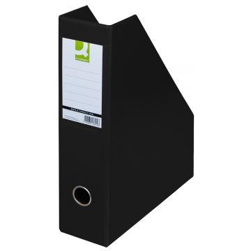 Pojemnik na dokumenty Q-CONNECT z PVC format A4 głębokość 76 mm czarny