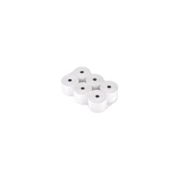 Rolki termiczne 57x80mm Drescher, 6 szt., BPA Free, papier do kasy/terminala, 55g/m², białe