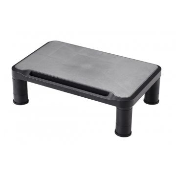 Podstawka Pod Monitor Q-Connect, 38X24Cm, Z Regulacją Wysokości, Czarna