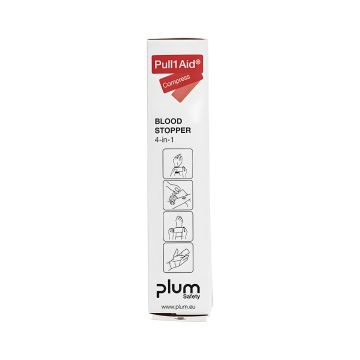 Opatrunek uciskowy 4w1 Blood Stopper PLUM 17 x 17 cm sterylny