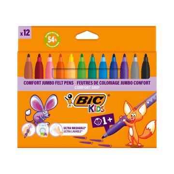Flamastry Jumbo Comfort zestaw 12 sztuk