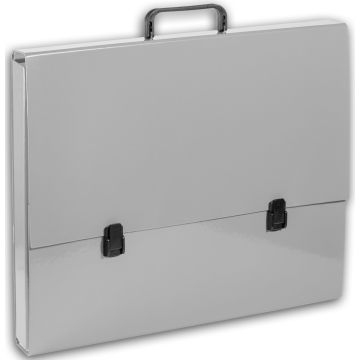 Teczka z rączką A3 5cm srebrna TT7740 PENMATE