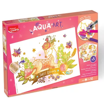 Zestaw Aqua Art Maped Creativ Obrazy Akwarelowe Motyw Leśny
