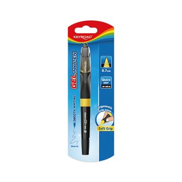Długopis żelowy KEYROAD SMOOZZY Writer 0,7 mm mix kolorów blister