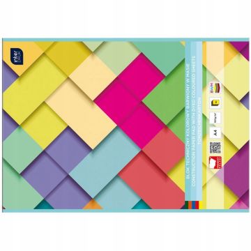 Blok techniczny kolorowy A3 160g BWM 10 arkuszy