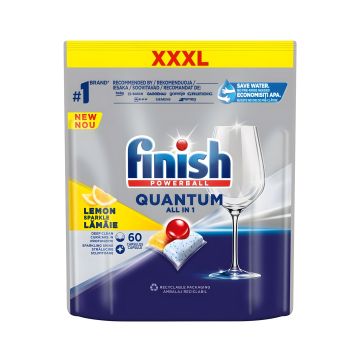 Kapsułki do zmywarki Finish Quantum All in 1 cytrynowe 60 szt