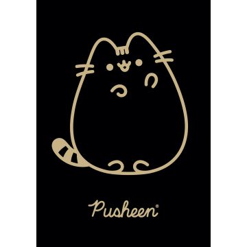 Zeszyt A5 w kratkę laminowany z motywem Pusheen 60 kartek zestaw 10 sztuk