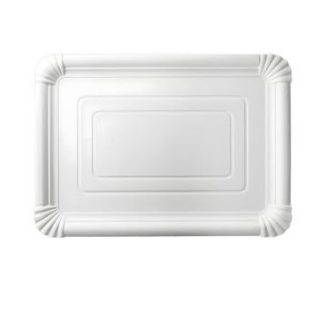 Tacka papierowa biała gładka prostokątna 24 x 34 cm 125 sztuk w opakowaniu